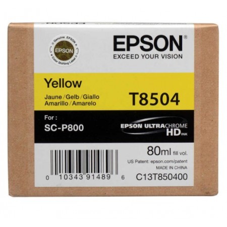 Epson T8504 Sarı Orjinal Kartuş Epson T8504 Sarı Orjinal Kartuş