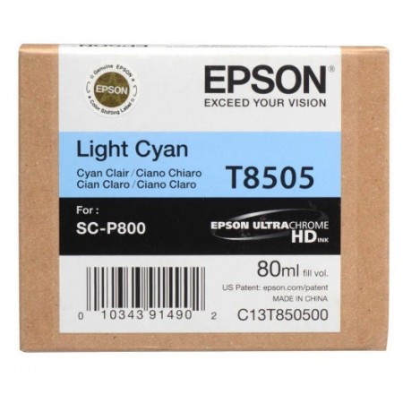 Epson T8505 Açık Mavi Orjinal Kartuş Epson T8505 Açık Mavi Orjinal Kartuş