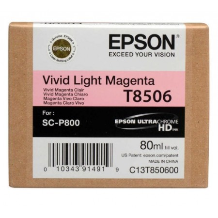 Epson T8506 Açık Kırmızı Orjinal Kartuş Epson T8506 Açık Kırmızı Orjinal Kartuş