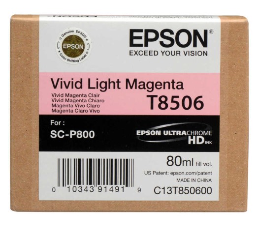 Epson T8506 Açık Kırmızı Orjinal Kartuş 