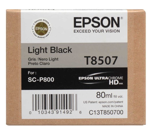 Epson T8507 Açık Siyah Orijinal Kartuş 