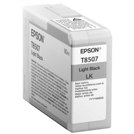 Epson T8507 Açık Siyah Orijinal Kartuş Epson T8507 Açık Siyah Orijinal Kartuş