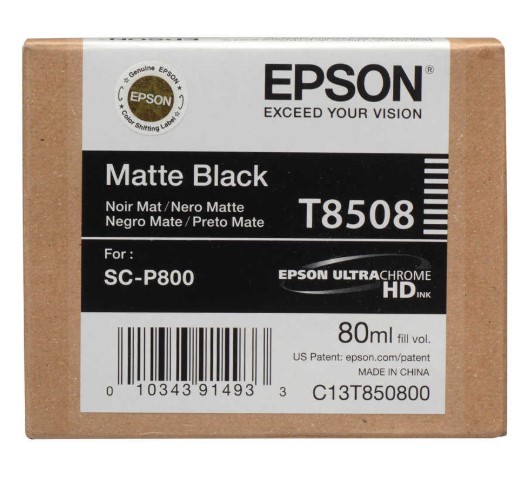 Epson T8508 Mat Siyah Orjinal Kartuş 