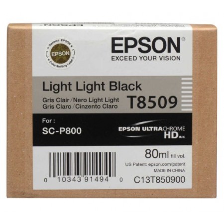 Epson T8509 Açık Açık Siyah Orjinal Kartuş Epson T8509 Açık Açık Siyah Orjinal Kartuş