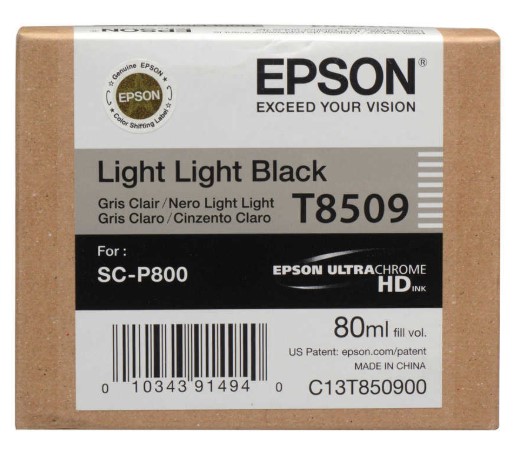 Epson T8509 Açık Açık Siyah Orjinal Kartuş 