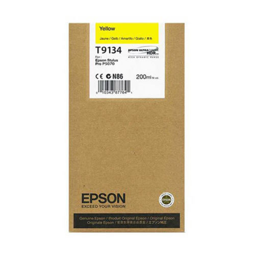 Epson T9134 Sarı Orjinal Kartuş Surecolor SC-P5000 / SC-P7000