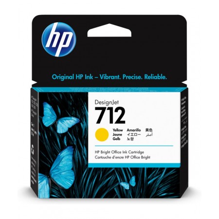 HP 3ED69A (712) Sarı Orjinal Kartuş HP 3ED69A (712) Sarı Orjinal Kartuş