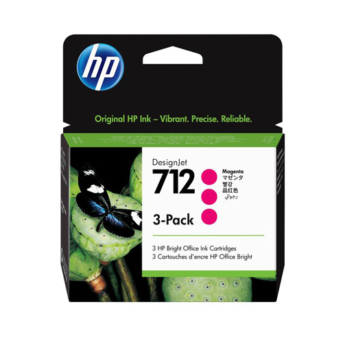 HP 3ED78A (712) Kırmızı Orjinal Kartuş 3lü Paket 