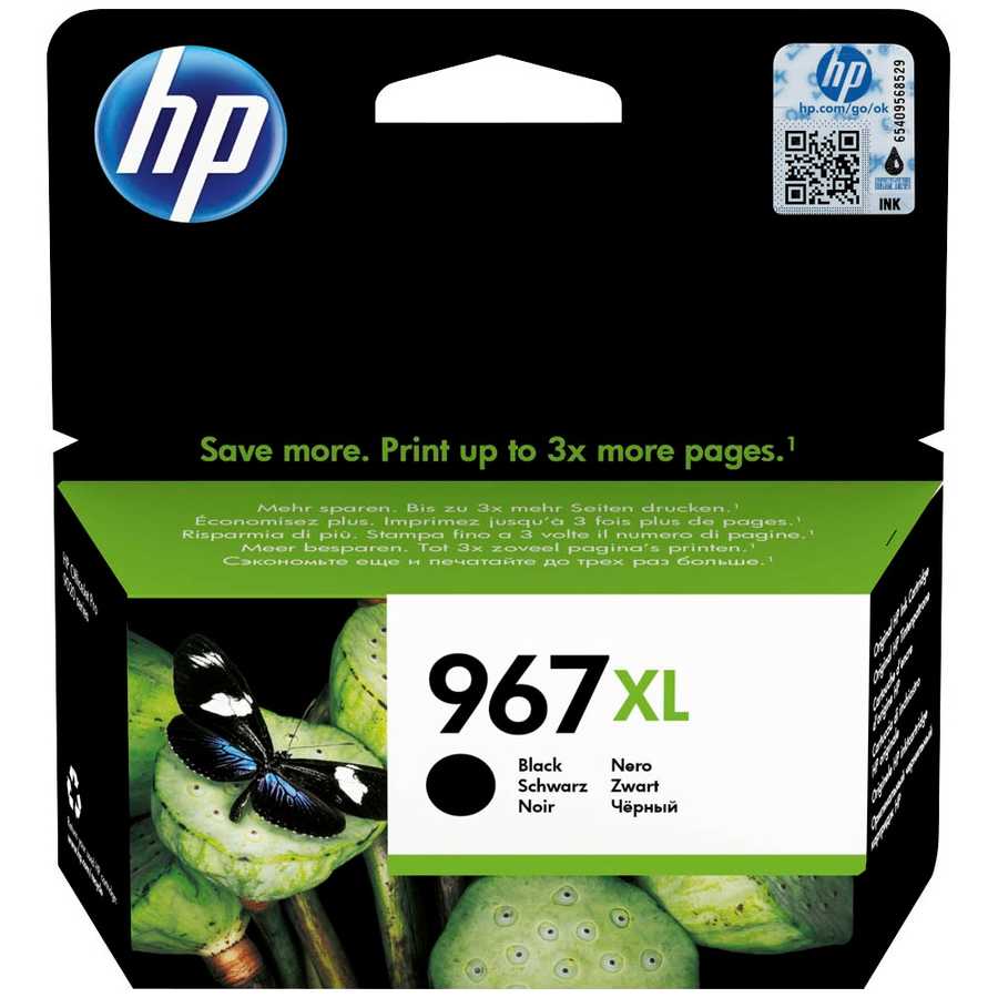 Hp 3JA31AE (967XL) Siyah Orjinal Extra Yüksek Kapasite Kartuş