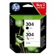 Hp 3JB05AE (304) Siyah Orjinal Combo 2'li Paket Kartuş 120 Sayfa Hp 3JB05AE (304) Siyah Orjinal Combo 2'li Paket Kartuş 120 Sayfa