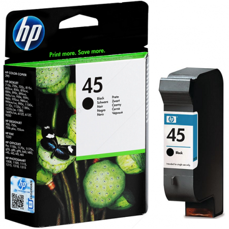 Hp 51645AE (45) Siyah Orjinal Kartuş Hp 51645AE (45) Siyah Orjinal Kartuş