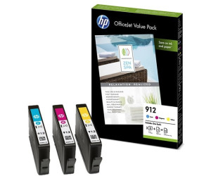 Hp 6JR41AE (912) Renkli Orijinal Kartuş + A4 Kağıt