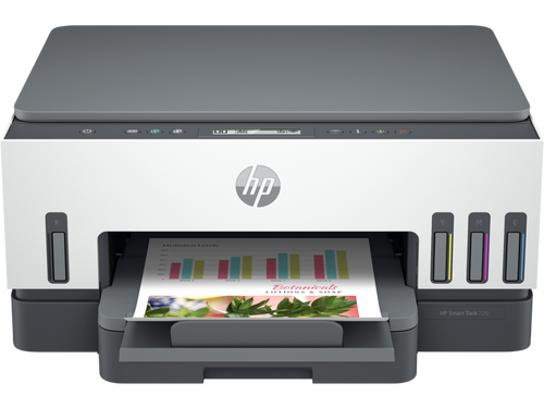 HP 6UU46A Smart Tank 720 + Fotokopi + Tarayıcı + Wi-Fi Çok Fonksiyonlu Inkjet Tanklı Yazıcı 