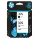 HP 6ZD17AE (305) Siyah+Renkli İkili Paket Orjinal Kartuş HP 6ZD17AE (305) Siyah+Renkli İkili Paket Orjinal Kartuş