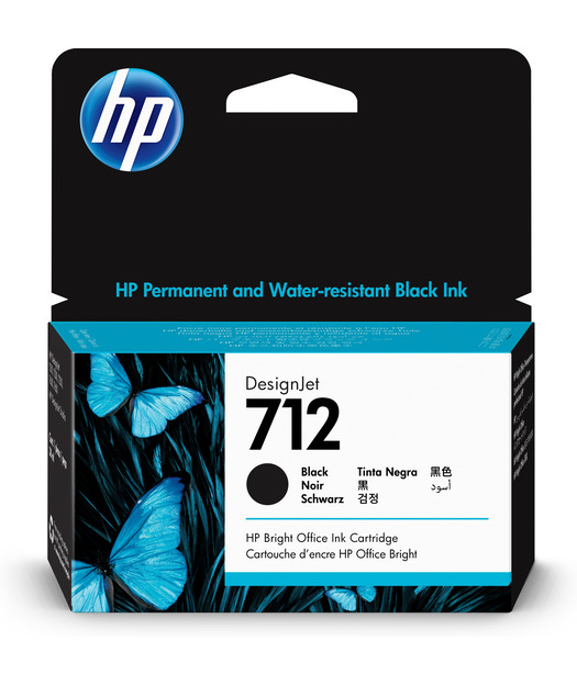 Hp (712) 3ED70A Siyah Orjinal Kartuş