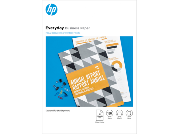 Hp 7MV81A Orjinal e-day Gls LJ A3 120g 150sh FSC Kağıt