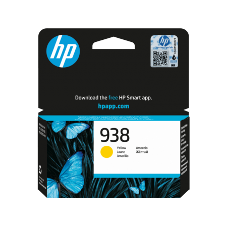 HP 938 4S6X7PE Sarı Orjinal Kartuş HP 938 4S6X7PE Sarı Orjinal Kartuş