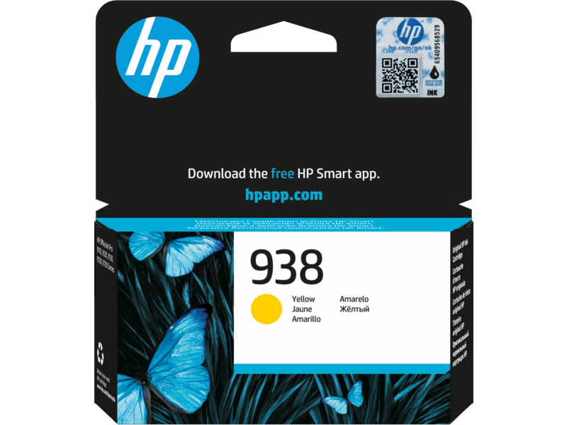 HP 938 4S6X7PE Sarı Orjinal Kartuş