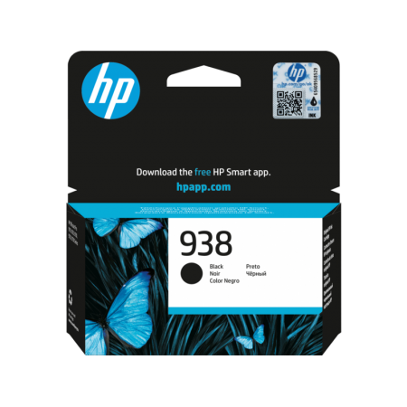 HP 938 4S6X8PE Siyah Orjinal Kartuş HP 938 4S6X8PE Siyah Orjinal Kartuş
