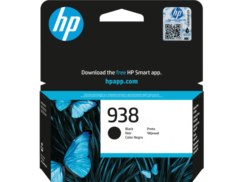HP 938 4S6X8PE Siyah Orjinal Kartuş
