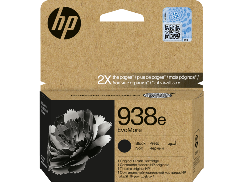 HP 938e Siyah Orijinal Kartuş Mürekkep (4S6Y2PE)