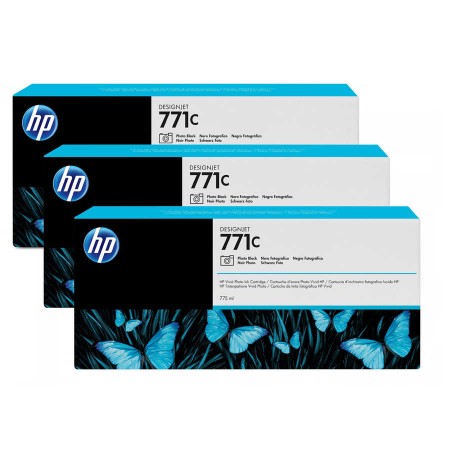 Hp B6Y37A (771C) 3'lü Paket 775 ml Fotoğraf Siyah Orjinal DesignJet Kartuş Hp B6Y37A (771C) 3'lü Paket 775 ml Fotoğraf Siyah Orjinal DesignJet Kartuş