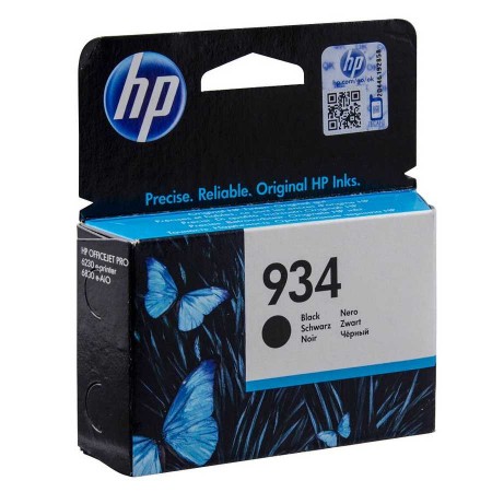 Hp C2P19AE (934) Siyah Orijinal Kartuş Hp C2P19AE (934) Siyah Orijinal Kartuş