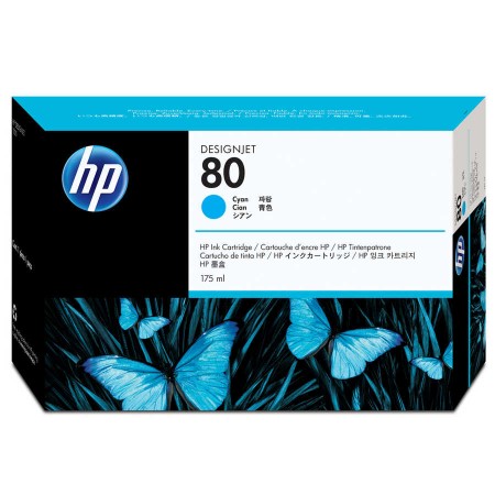 Hp C4872A (80) Orjinal 175 ml Camgöbeği DesignJet Kartuş Hp C4872A (80) Orjinal 175 ml Camgöbeği DesignJet Kartuş