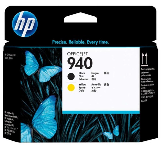 Hp C4900A (940) Eski Tarihli Siyah Ve Sarı Orjinal Baskı Kafası