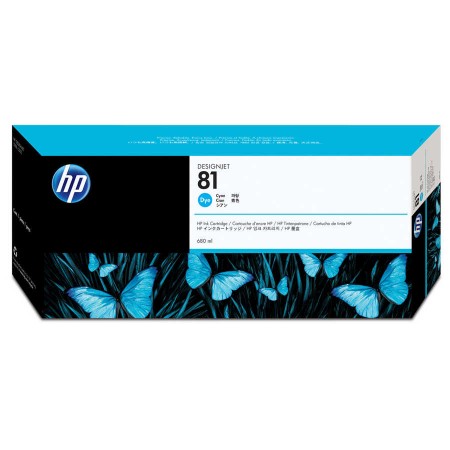 Hp C4931A (81) Orjinal 680 ml Camgöbeği Boya Kartuş Hp C4931A (81) Orjinal 680 ml Camgöbeği Boya Kartuş