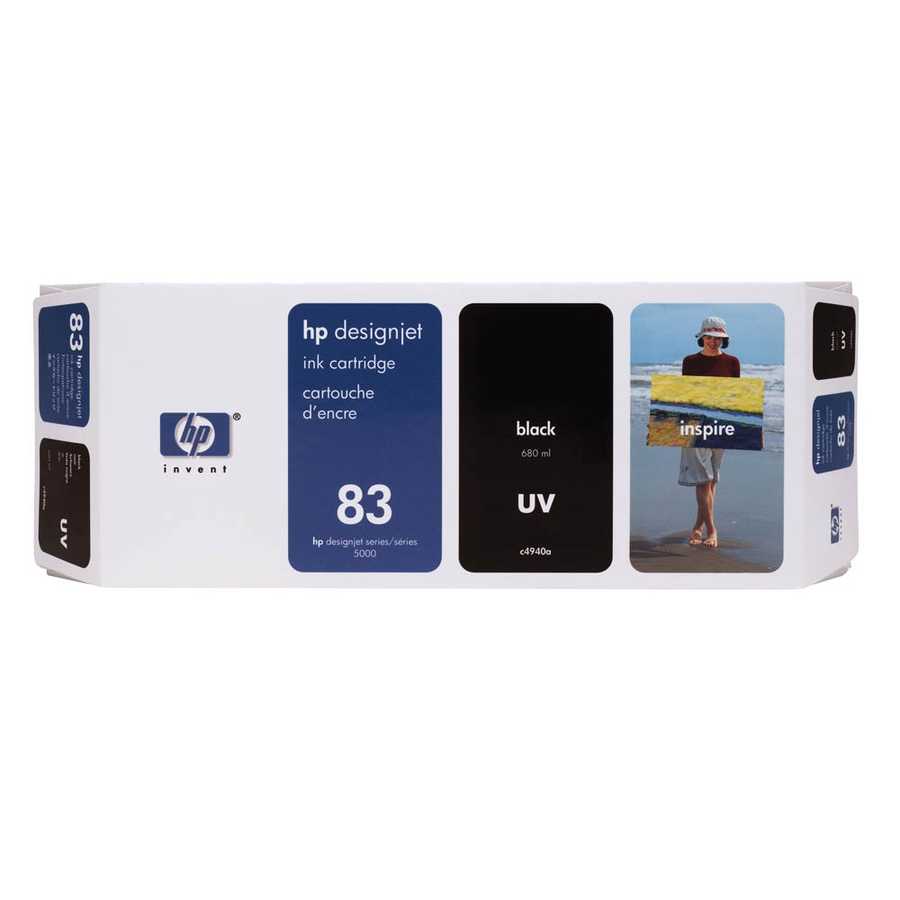 Hp C4940A (83) Orjinal 680 ml Siyah DesignJet UV Kartuş