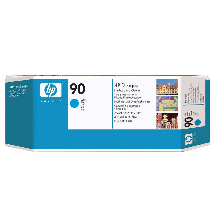 Hp C5055A (90) Mavi Orjinal Baskı Kafası Ve Kafa Temizleyici