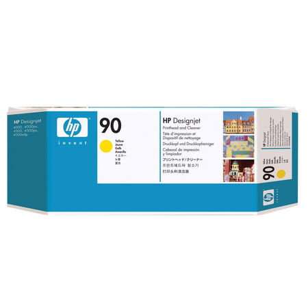 Hp C5057A (90) Eski Tarihli Sarı Orjinal Baskı Kafası Ve Kafa Temizleyici