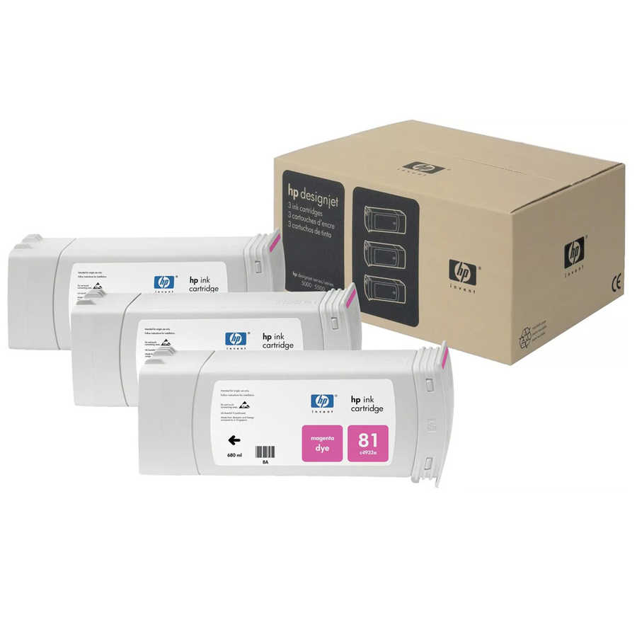 Hp C5068A (81) Kırmızı Orjinal Multi Paket Kartuş 