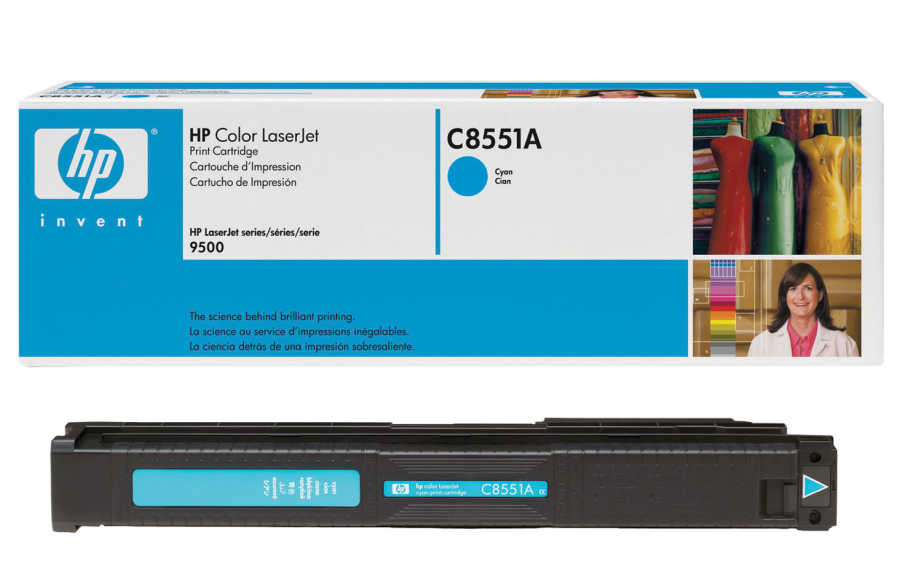 Hp C8551A (822A) Mavi Orjinal Toner