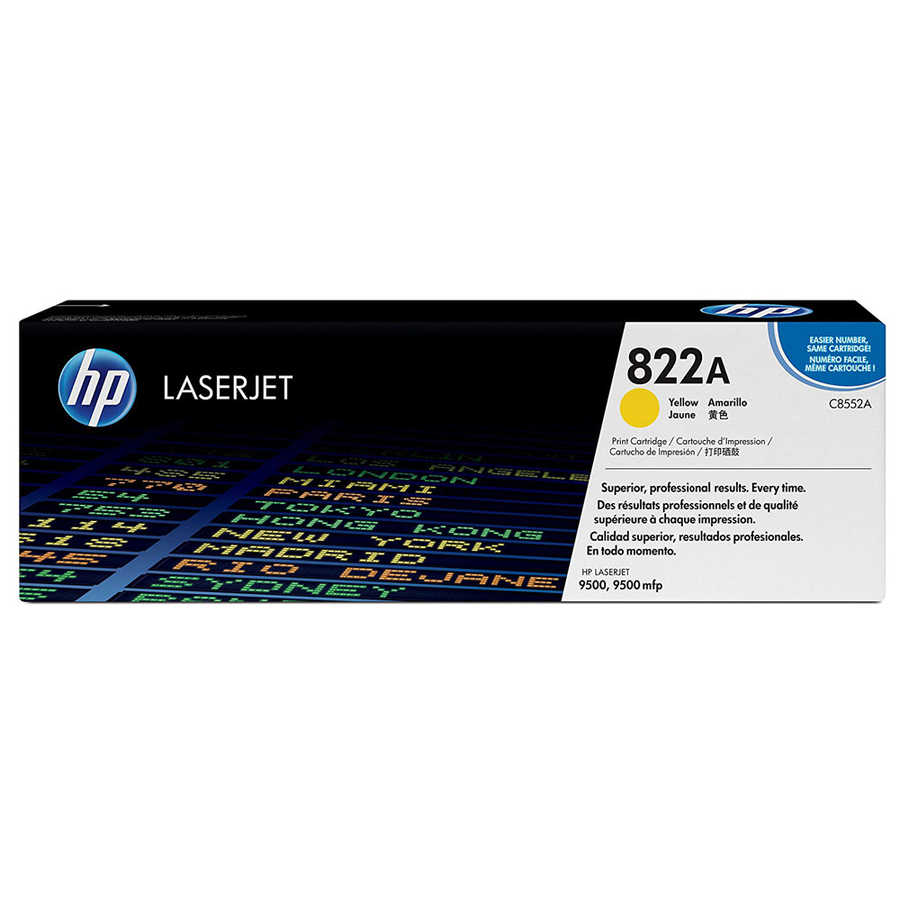 Hp C8552A (822A) Sarı Orjinal Toner