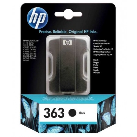 Hp C8721EE (363) Siyah Orjinal Kartuş Hp C8721EE (363) Siyah Orjinal Kartuş