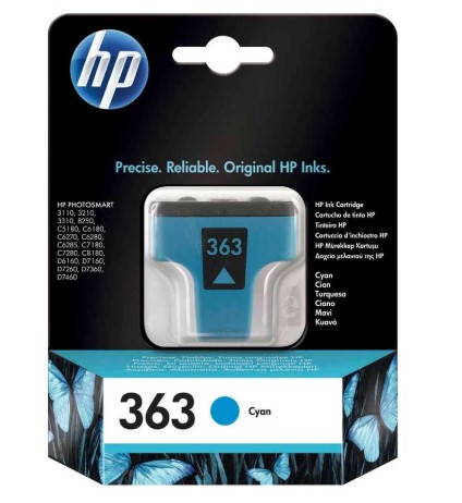 Hp C8771EE (363) Mavi Orjinal Kartuş