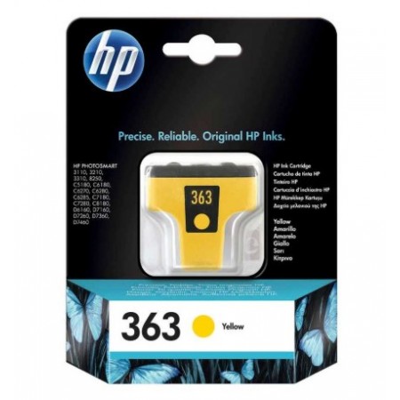 Hp C8773EE (363) Sarı Orjinal Kartuş Hp C8773EE (363) Sarı Orjinal Kartuş