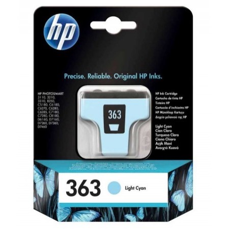 Hp C8774EE (363) Açık Mavi Orjinal Kartuş Hp C8774EE (363) Açık Mavi Orjinal Kartuş