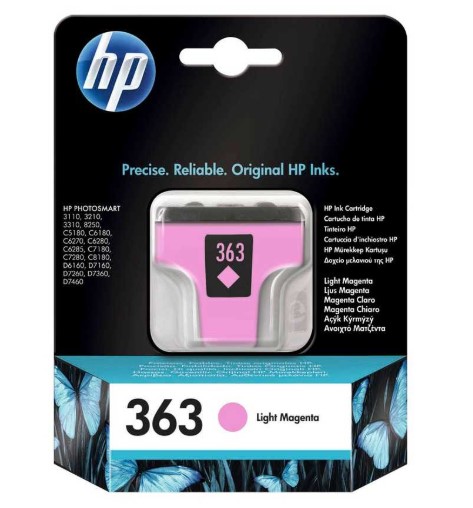 Hp C8775EE (363) Açık Kırmızı Orjinal Kartuş