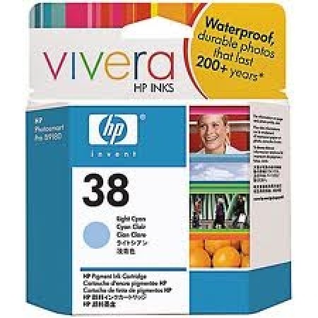 HP C9418A (38) Açık Mavi Orjinal Kartuş HP C9418A (38) Açık Mavi Orjinal Kartuş