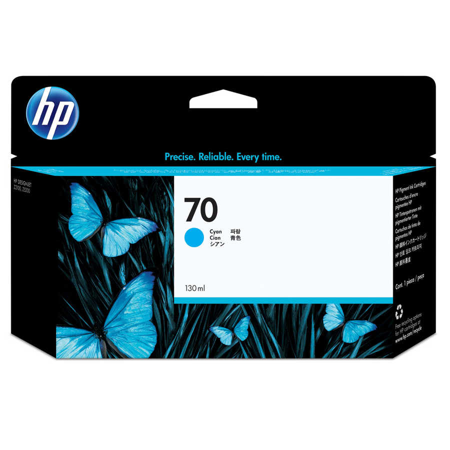 Hp C9452A (70) Kutusu Hasarlı Mavi Orjinal Kartuş 