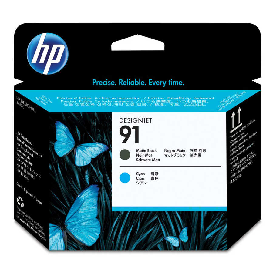 Hp C9460A (91) Orjinal Mat Siyah ve Mavi Baskı Kafası