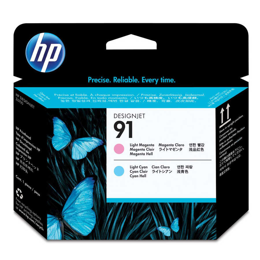 Hp C9462A (91) Orjinal Açık Kırmızı ve Açık Mavi Baskı Kafası