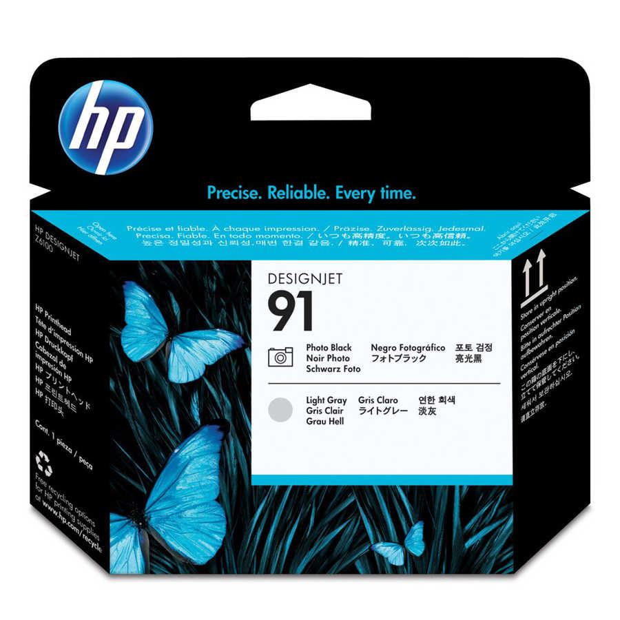 Hp C9463A (91) Orjinal Siyah Fotoğraf ve Açık Gri Baskı Kafası