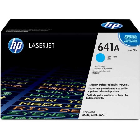 Hp C9721A (641A) Kutusu Hasarlı Mavi Orjinal Toner Hp C9721A (641A) Kutusu Hasarlı Mavi Orjinal Toner