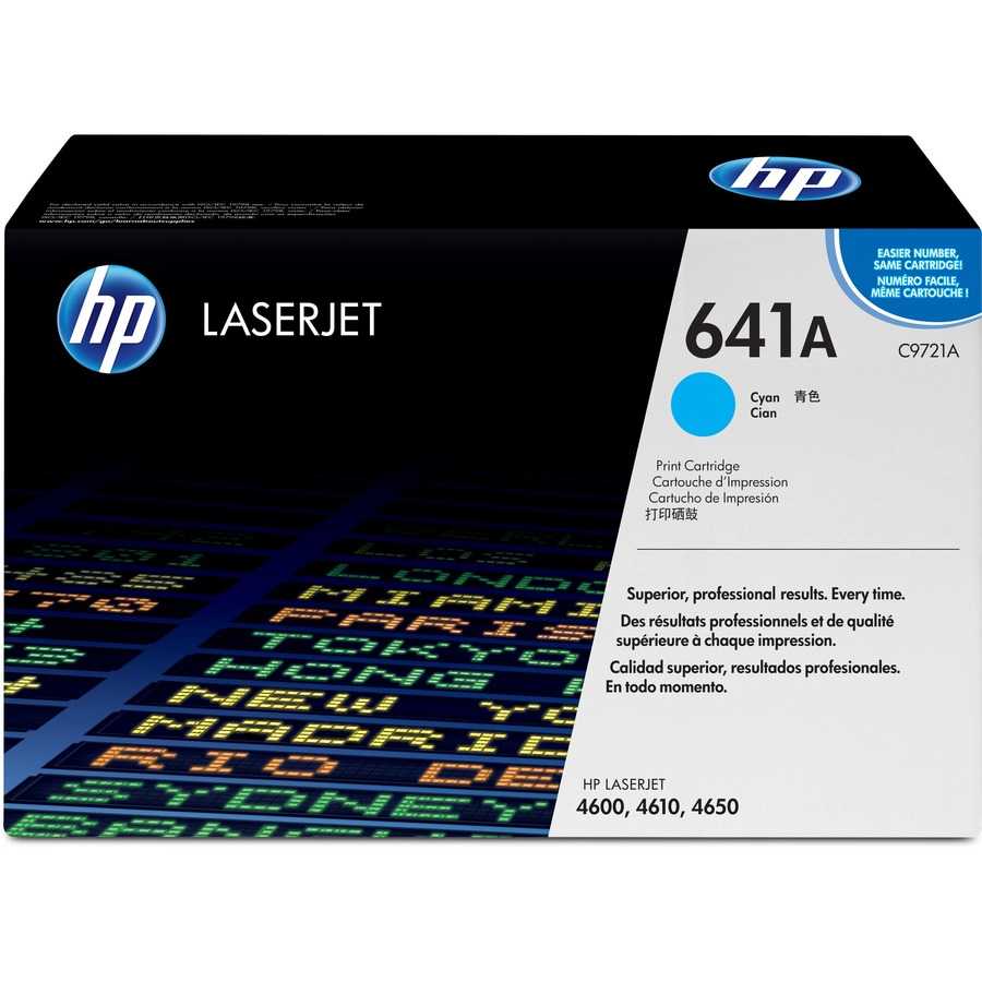 Hp C9721A (641A) Kutusu Hasarlı Mavi Orjinal Toner