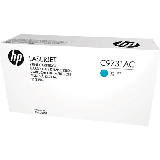Hp C9731AC (645A) Kutusu Hasarlı Mavi Orjinal Toner