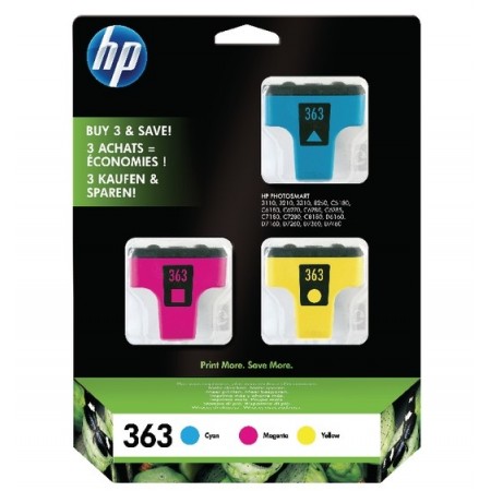 Hp CB333EE (363) Renkli Orjinal Multi Paket Kartuş Hp CB333EE (363) Renkli Orjinal Multi Paket Kartuş